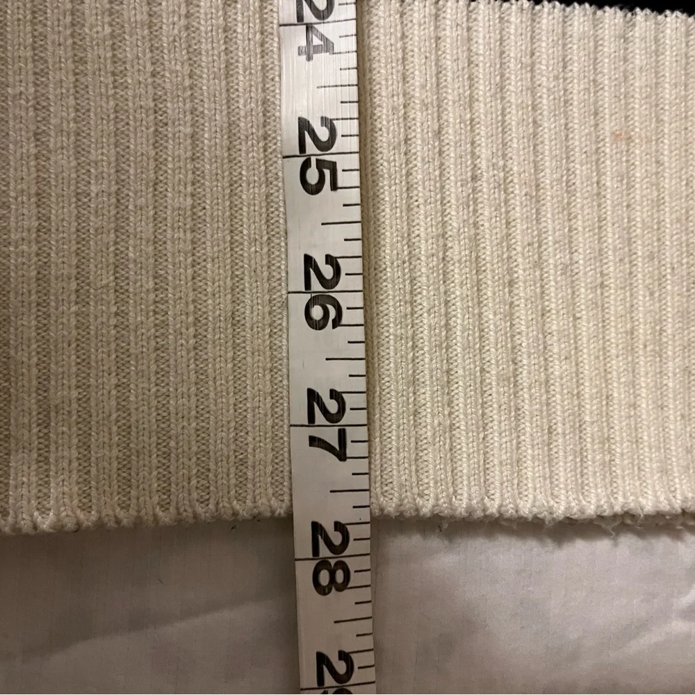 Catherine Malandrino Black and White Crew Neck Sweater